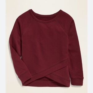 French Terry Faux-Wrap Sweatshirt for Girls | Old Navy Girls Plus Sized XXL 16